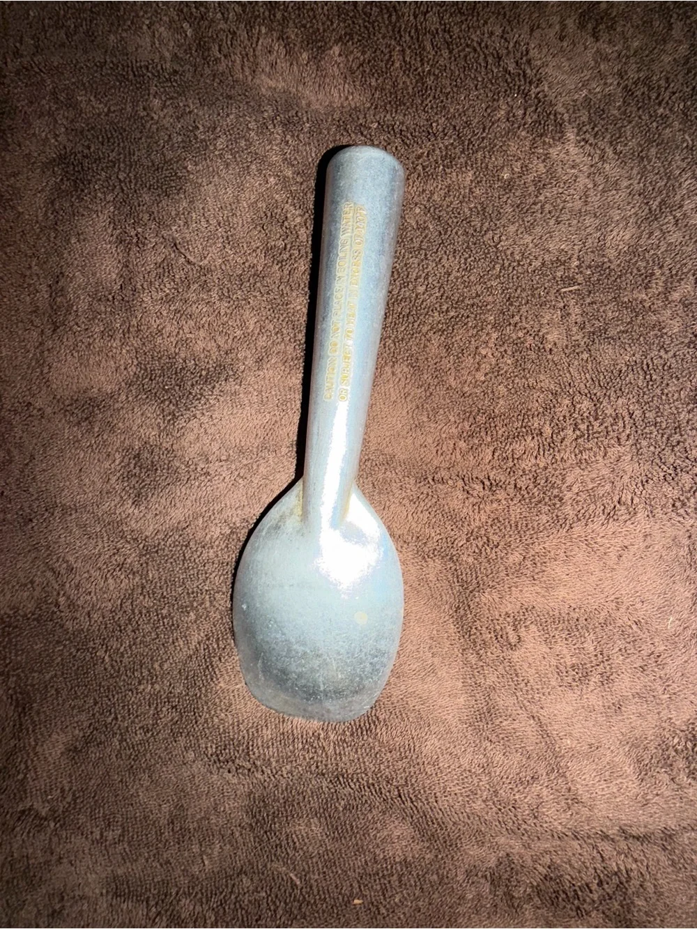 Sturdy Silver Metal Serving Scoop - Versatile Kitchen Tool